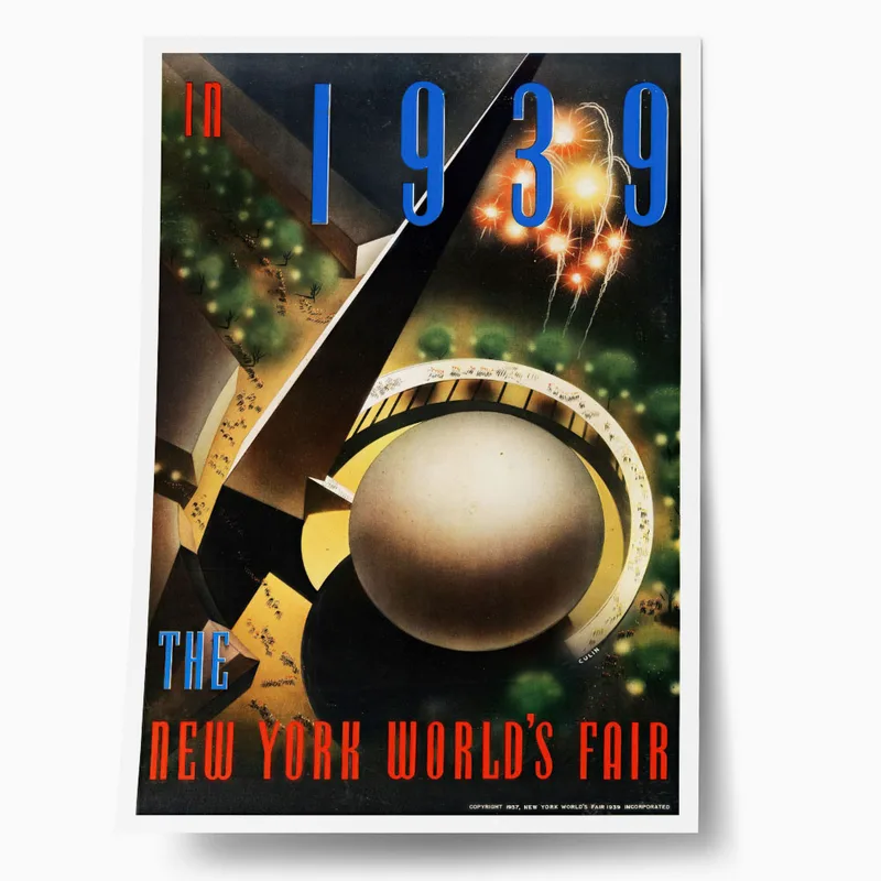 Πόστερ 1939 THE NEW YORK WORLD'S FAIR