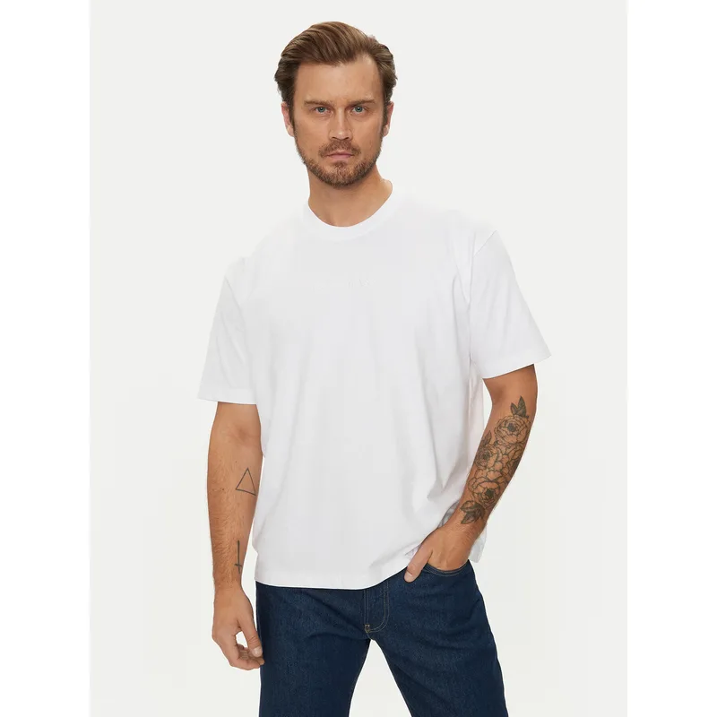 Guess Jeans T-Shirt M4YI44 K8FQ4 Λευκό Regular Fit