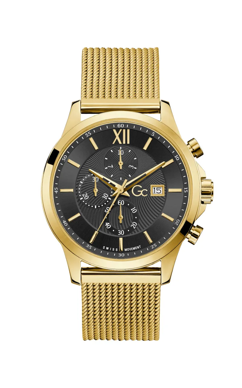 GC Executive Y27008G2MF Ανδρικό Ρολόι Quartz Χρονογράφος Ακριβείας