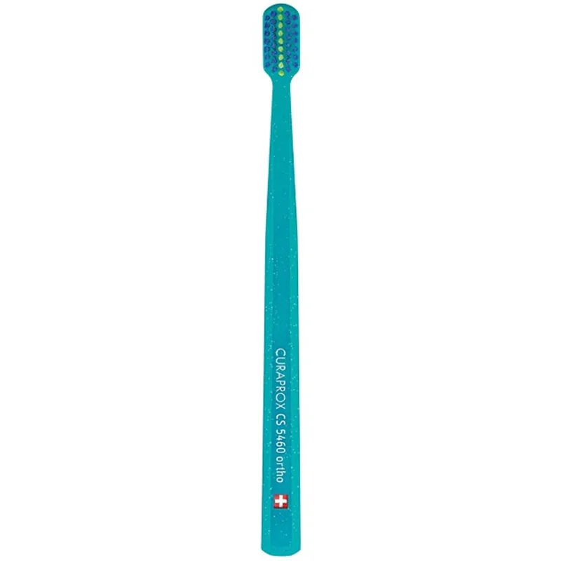 Curaprox CS 5460 Ortho Ultra Soft Ορθοδοντική Οδοντόβουρτσα 1 Τεμάχιο - Πετρόλ / Μπλε