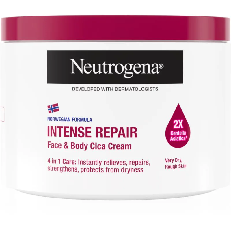 Neutrogena Intense Repair Cica περιποιητική κρέμα σώματος για ξηρό δέρμα 400 ml