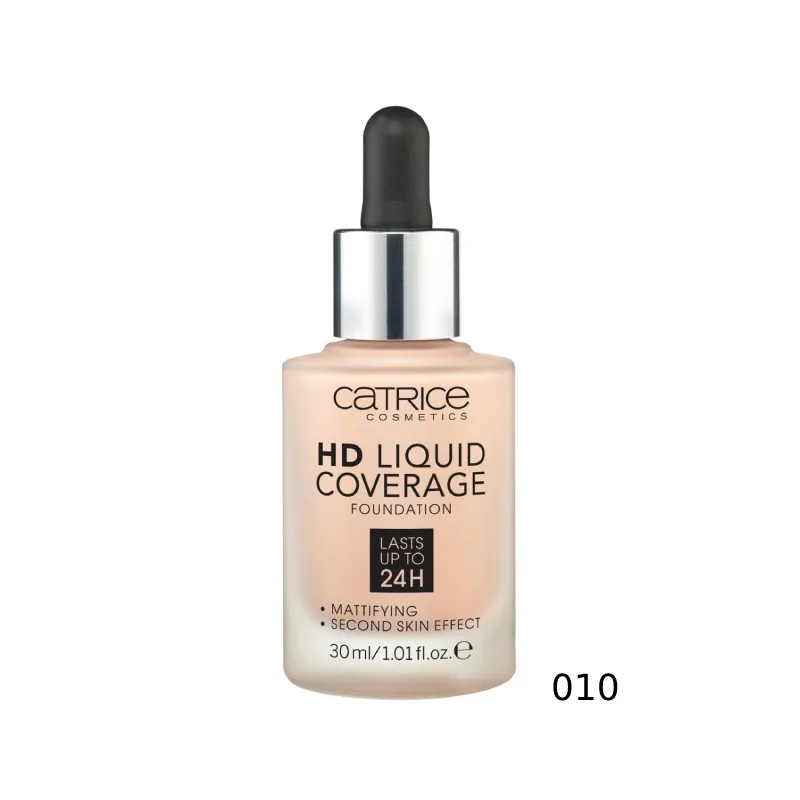 Catrice HD Liquid Coverage Foundation 010 Light Μπεζ