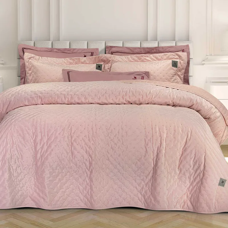 Κουβερλί King Size (240x250) Greenwich Polo Club Classic 3431 Ροζ