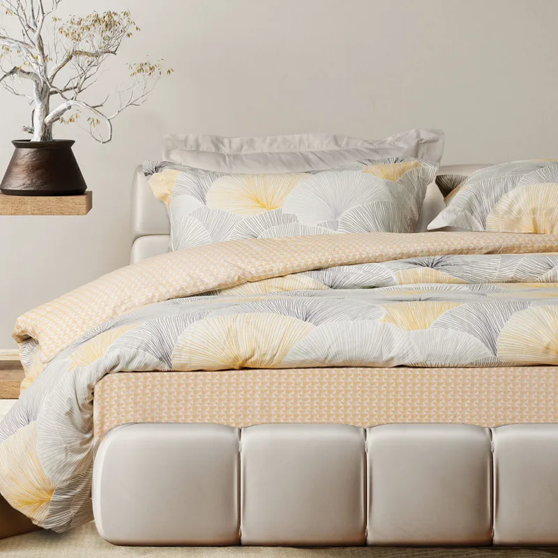 Σεντόνια Υπέρδιπλα Σετ Das Home Happy 9685 Ochre