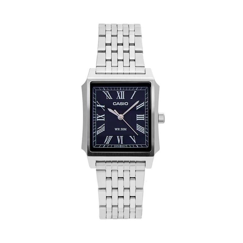 Ρολόι Casio MTP-B190D-1BVEF Ασημί