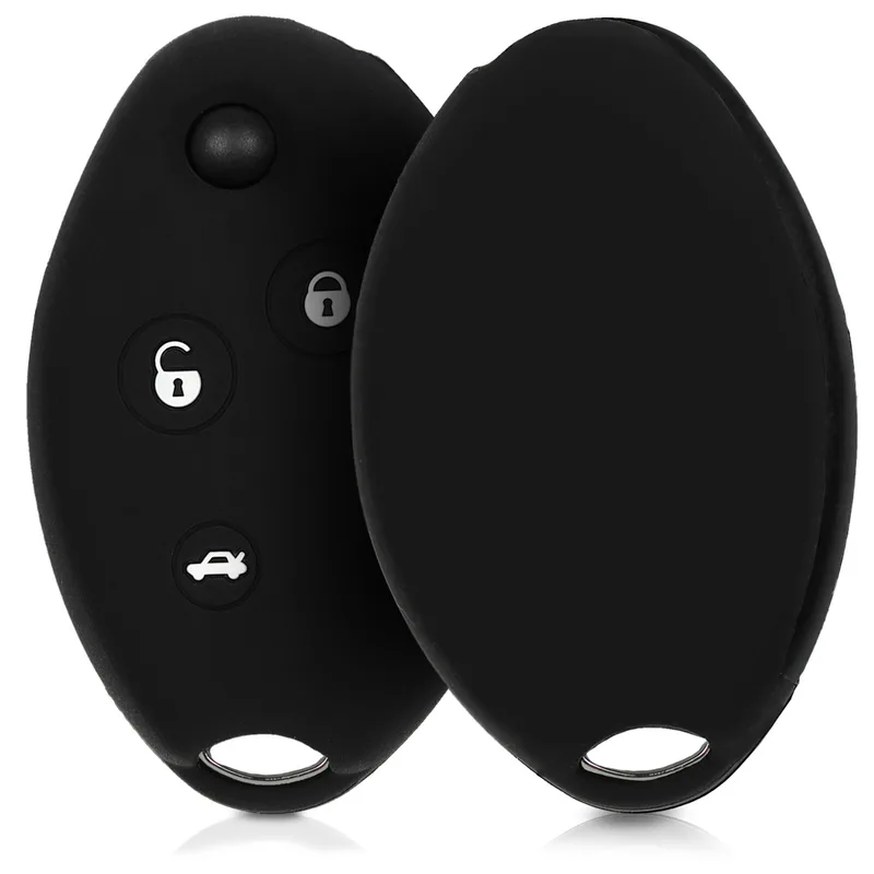 KW Θήκη Κλειδιού Citroen - Σιλικόνη - 3 Κουμπιά - Black (46797.01)