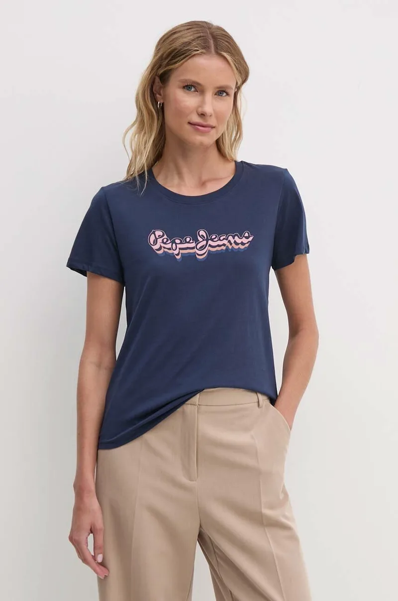 Βαμβακερό μπλουζάκι Pepe Jeans ENARA
