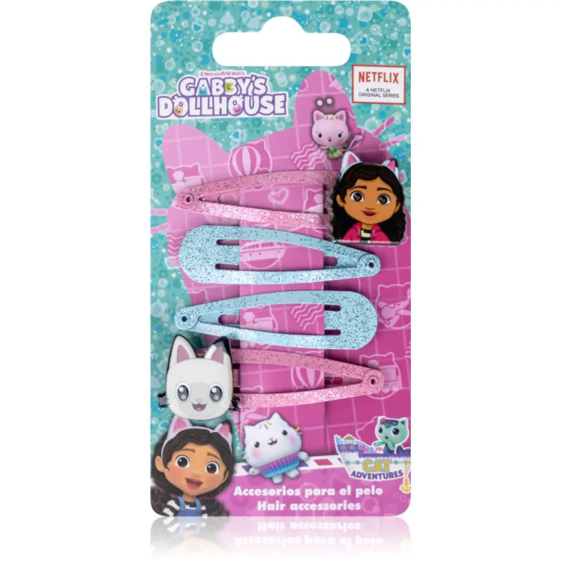 Gabby's Dollhouse Hair Accessories κλιπ για τα μαλλιά 4 τμχ