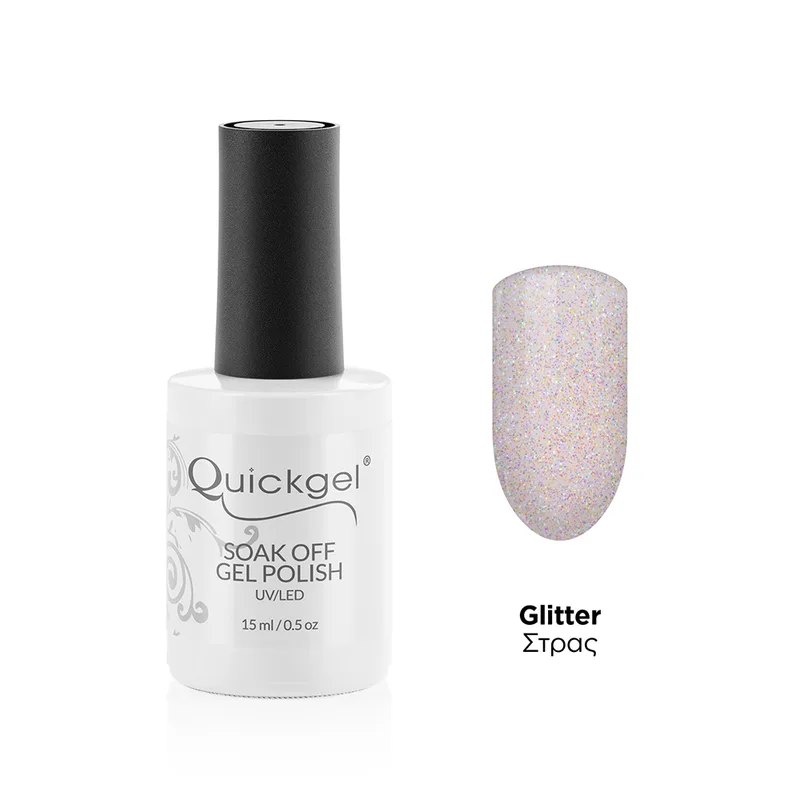 Quickgel No 637 - SnowWhite Regular - Ημιμόνιμο Βερνίκι 15 ml