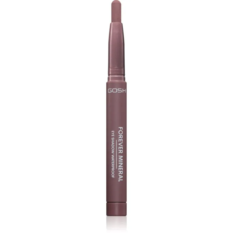 GOSH COPENHAGEN Forever Mineral Matte μακράς διαρκείας σκιές ματιών σε μολύβι απόχρωση 018 Matt Plum 1.4 γρ