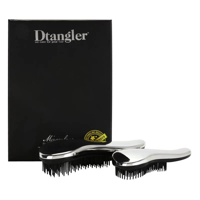 Dtangler Miraculous Σετ για εύκολο χτένισμα μαλλιών Silver