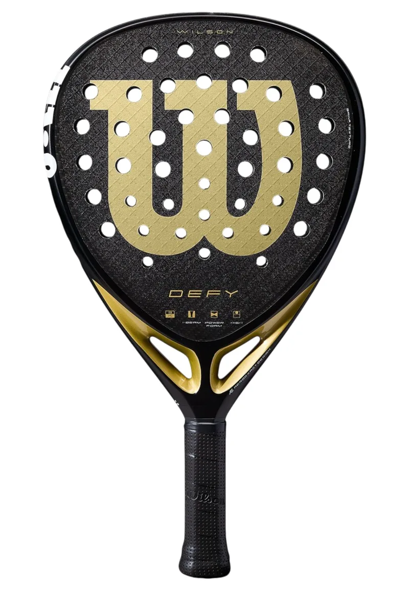 Ρακέτα Padel Wilson Defy V1 WR173711-Black / Χρυσό