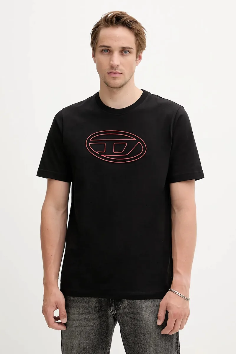 Βαμβακερό μπλουζάκι Diesel T-ADJUST-BIGOVAL