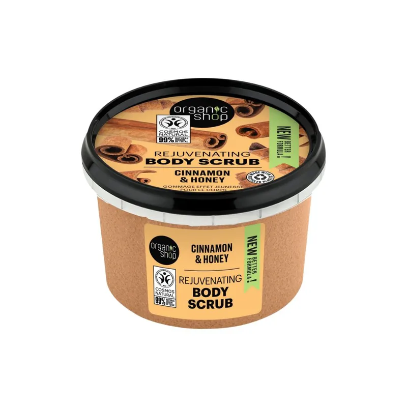 Organic shop Cinnamon & Honey Rejuvenating Body Scrub, 250 ml