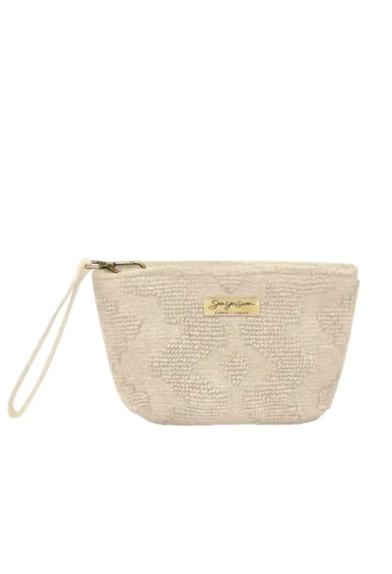ΓΥΝΑΙΚΕΙΑ ΤΣΑΝΤΑ SEA YOU SOON MARSALA MINI CLUTCH ΜΠΕΖ