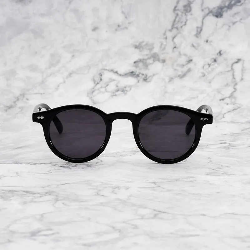 JAMES Tinted Sunglasses | Black | Gray Shades | Explicit Poets Sunglasses