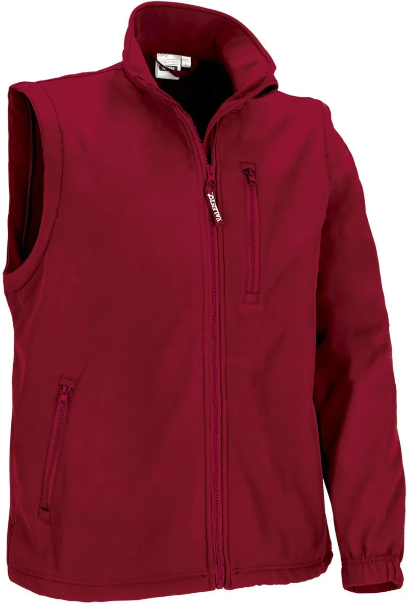 Μπουφάν Softshell με αποσπώμενα μανίκια HALIFAX Valento CQVAHALRJ Lotto Red