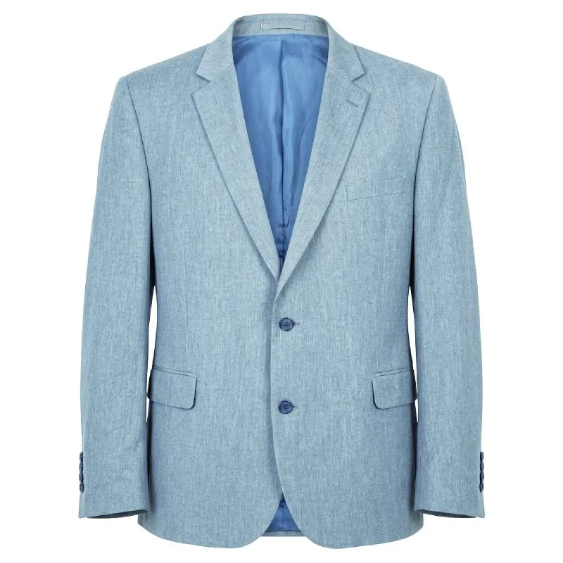 Ελαστικό Καλοκαιρινό Λινό Κοστούμι "Formal Linen",της Orion - Aqua