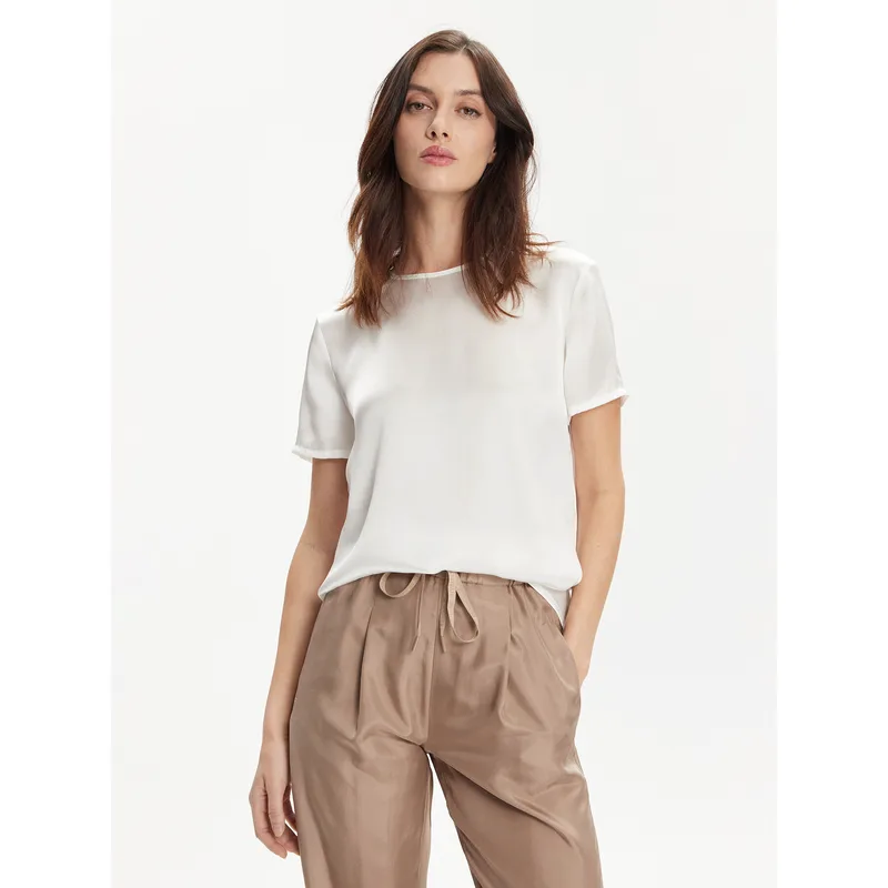 Marella T-Shirt Hobby 2413111161 Λευκό Regular Fit