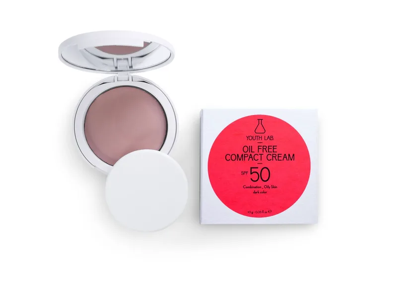 Oil Free Compact Cream Spf 50 Dark Color