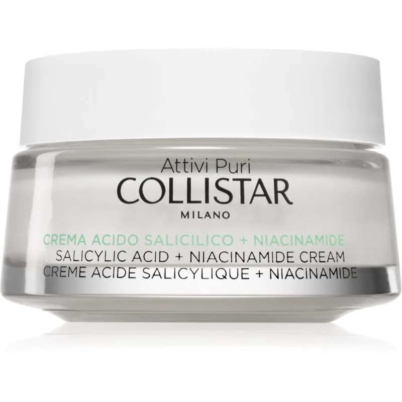 Collistar Attivi Puri Salicylic Acid + Niacinamide καταπραϋντική κρέμα με σαλικυλικό οξύ 50 ml