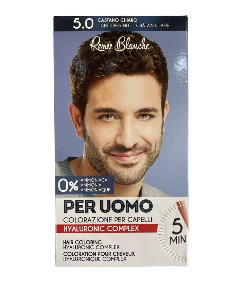 Renee blanche men's coloring cream 5n light brown