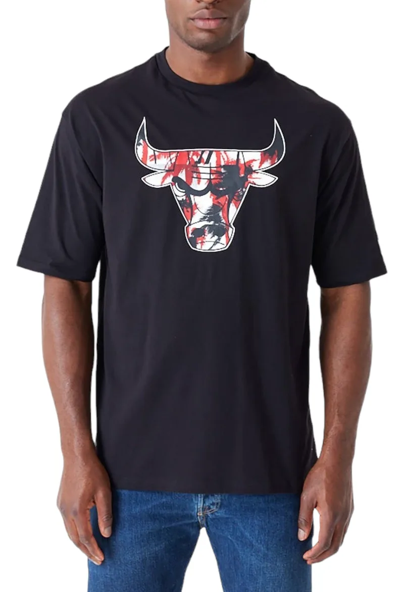 Μπλούζα Κοντομάνικη New Era NBA Large Infill 60502658-001 Ανδρικό