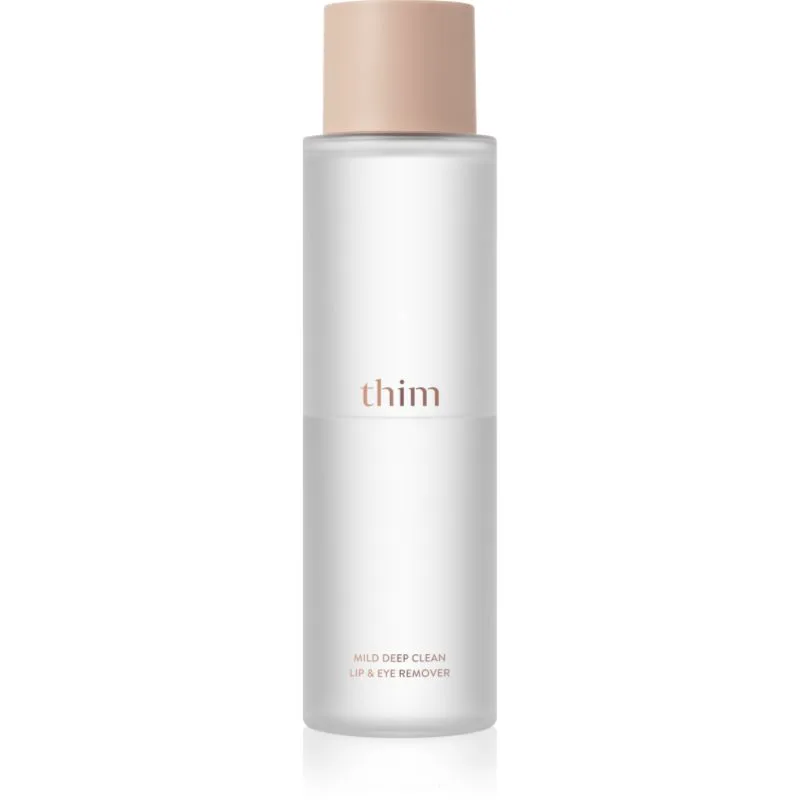 thim Mild Deep Clean Lip & Eye Remover διφασικό ντεμακιγιάζ ματιών και χειλιών με θρεπτικό αποτέλεσμα 100 ml