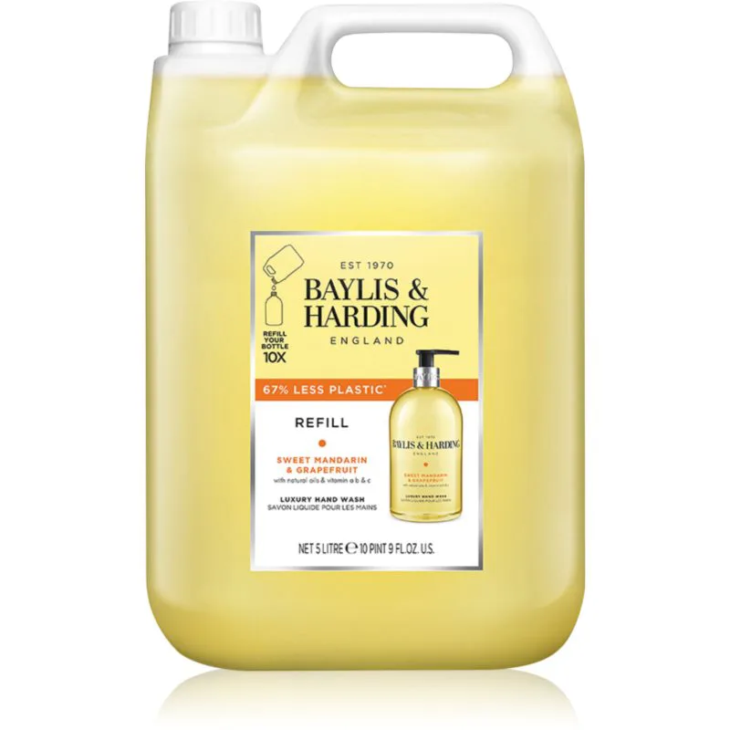 Baylis & Harding Sweet Mandarin & Grapefruit υγρό σαπούνι για τα χέρια ανταλλακτικό 5000 ml