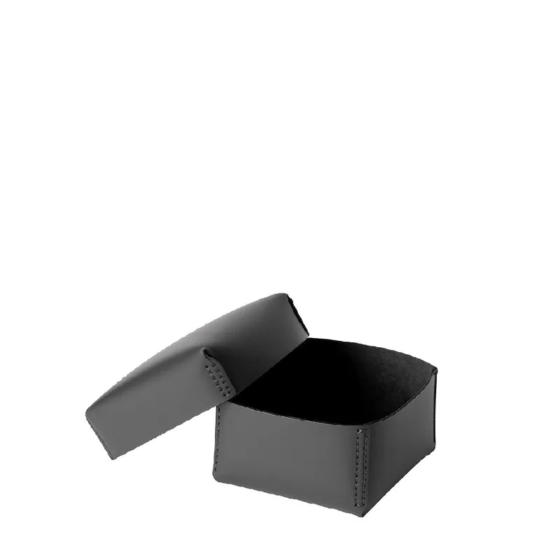Κουτί Οργάνωσης Δερματίνη Γκρι 13x13x8,5εκ. ESPIEL RAG301 (Χρώμα: Γκρι, Υλικό: Δερματίνη) - ESPIEL - RAG301