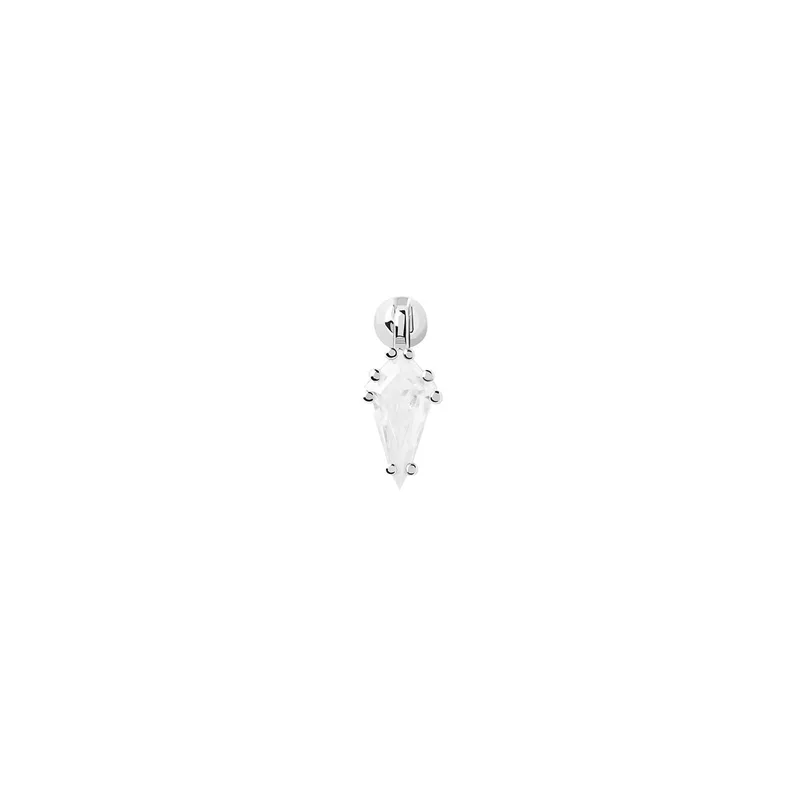 PDPAOLA Essentials Lua Silver Γυναικείο Mονό Σκουλαρίκι Από Ασήμι PG02-725-U