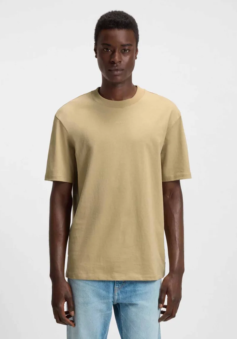 HUGO Κοντομάνικη T-shirt Dapolino - 50488330 269 Μπεζ