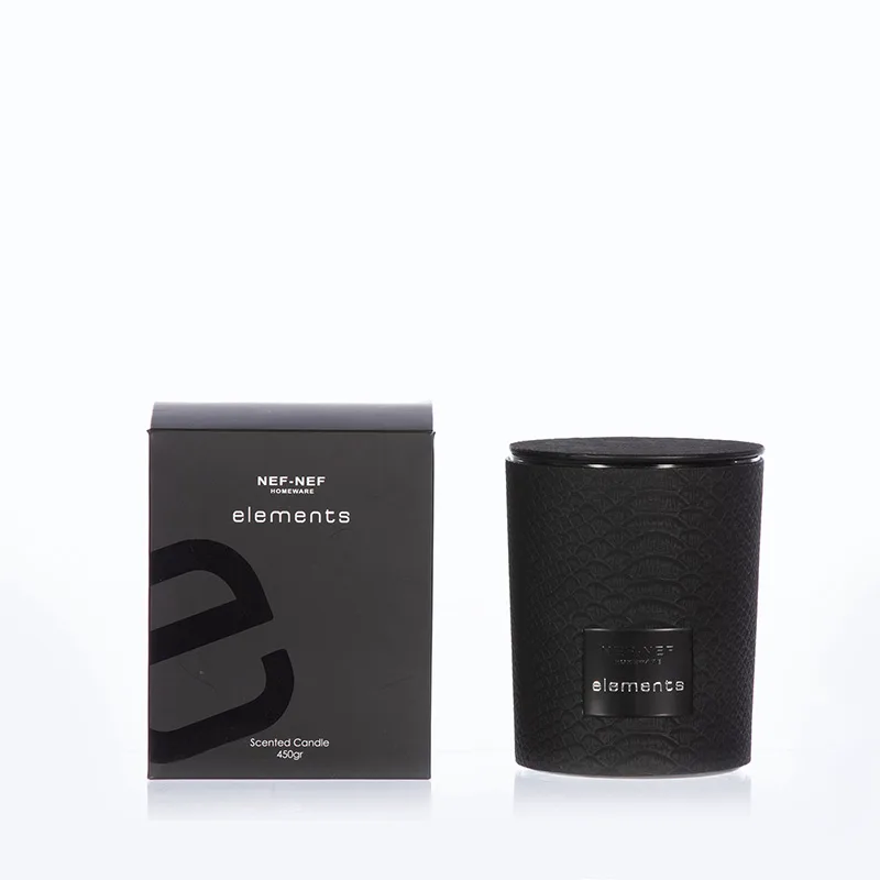 Αρωματικό Κερί Elements 25 450Gr Nef-Nef Homeware Black