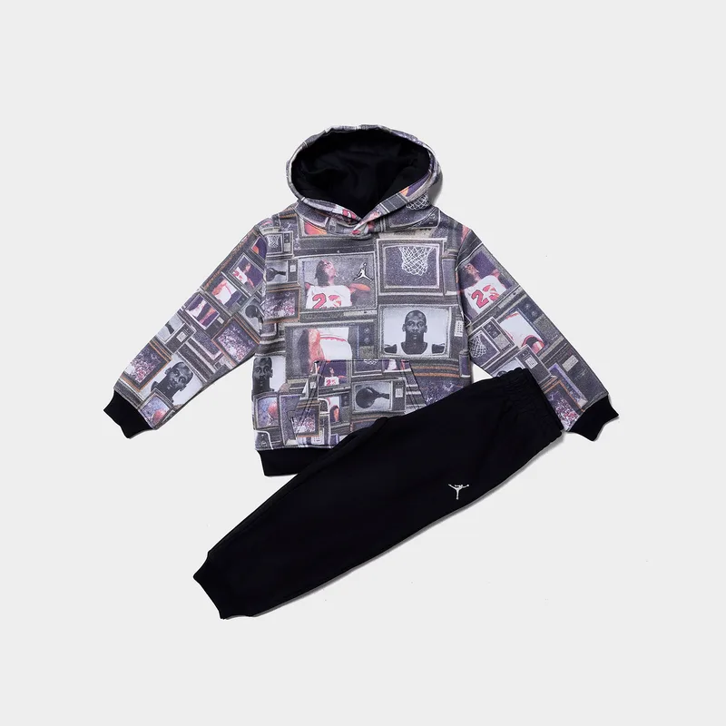Jordan Brooklyn All Over Print Παιδικό Σετ Φόρμας (9000245356_1469)