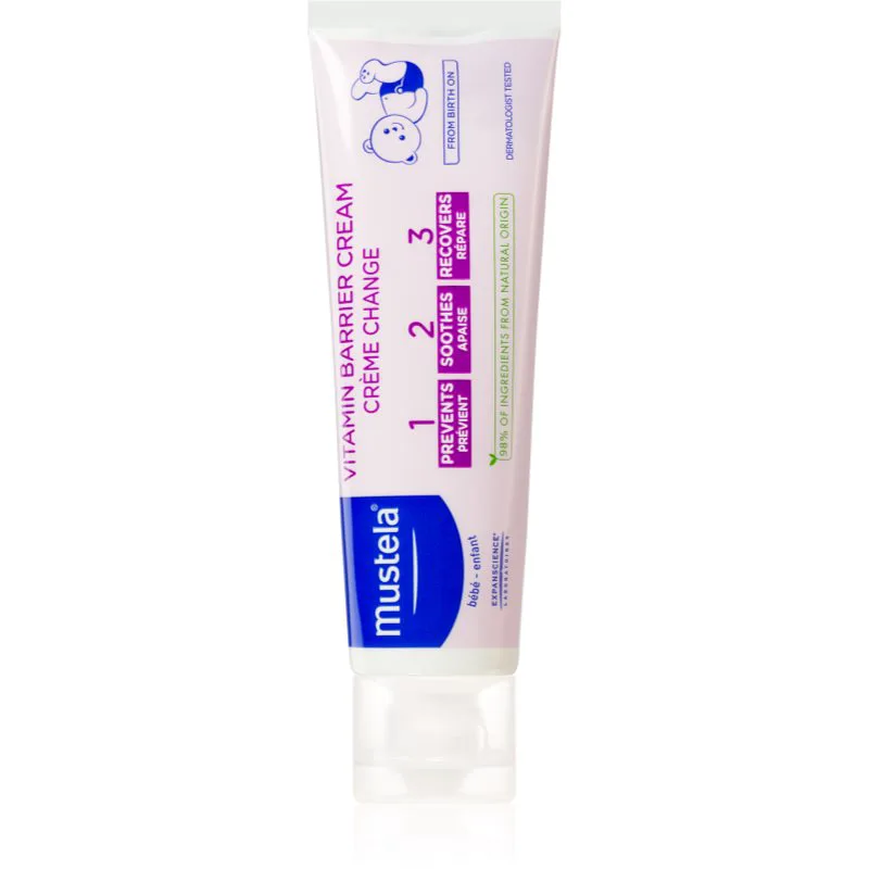Mustela Bébé Change Cream κρέμα για αντιμετώπιση δερματικών ερεθισμών απο τις πάνες 100 ml