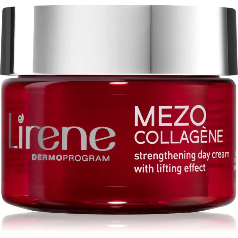 Lirene Mezo Collagène αντιρυτιδική κρέμα ημέρας για ενίσχυση της παραγωγής κολλαγόνου SPF 10 50 ml