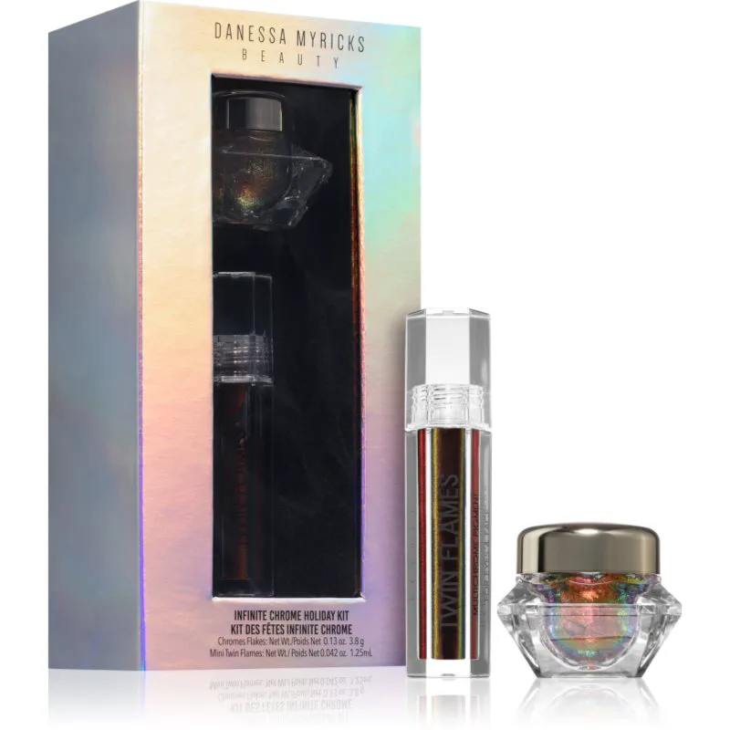 Danessa Myricks Beauty Infinite Chrome Holiday Kit σετ διακοσμητικού μακιγιάζ Για πρόσωπο και μάτια