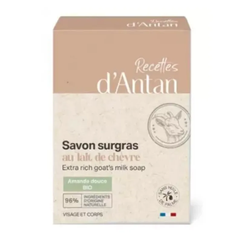 Recettes d'Antan Surgras Bread Soap with Goat's Milk 100g