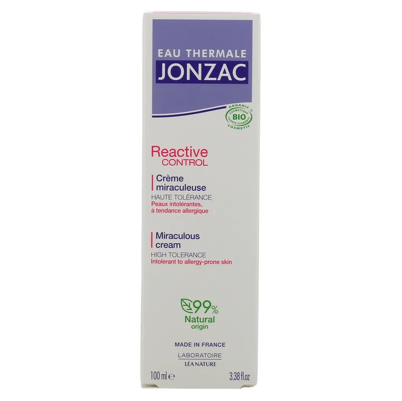 Jonzac Reactive Thermal Eau Control Organic Miraculous Cream 100ml