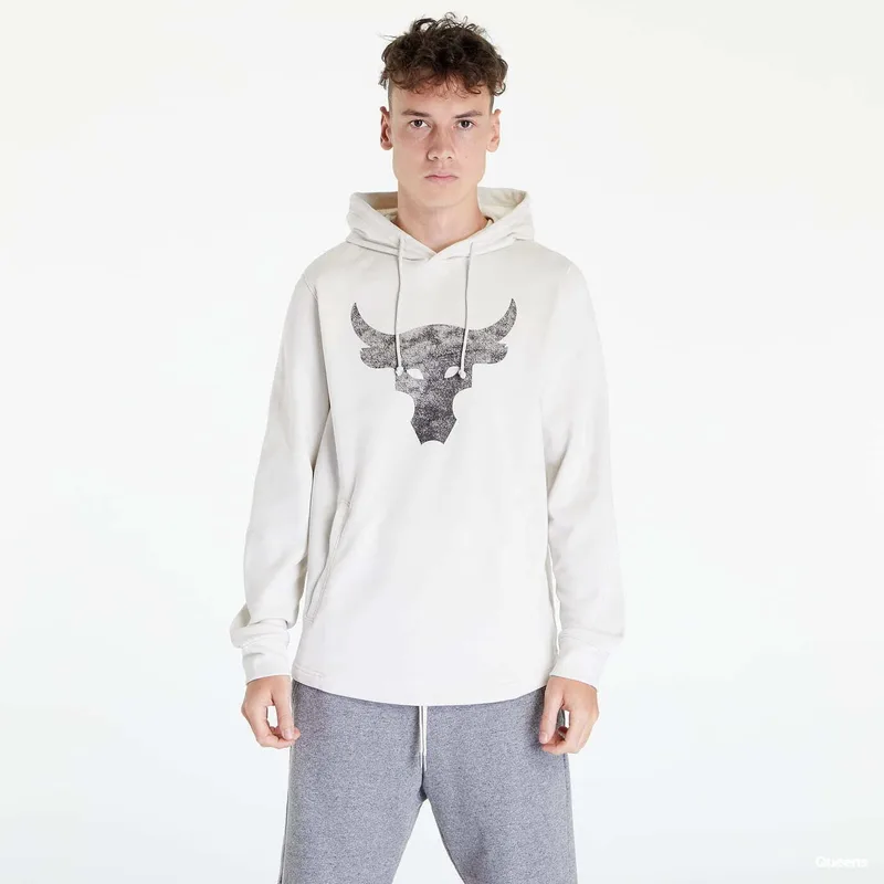 Φούτερ Under Armour Project Rock Terry Hoody Creamy L