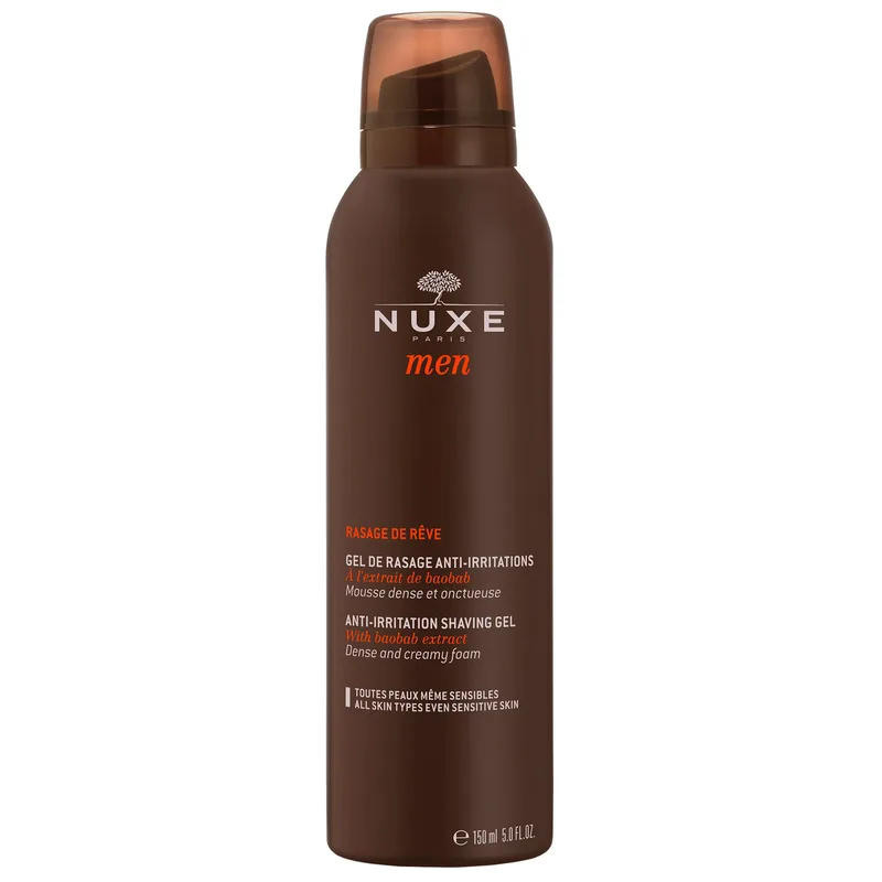Nuxe Men Anti-Irritation Shaving Gel Τζελ Ξυρίσματος Κατά των Ερεθισμών 150ml