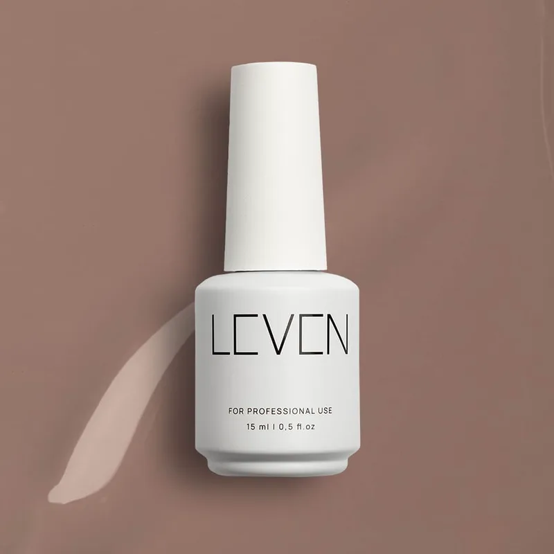 Leven | Ημιμόνιμο βερνίκι 15ml no. 023 Cappuccino