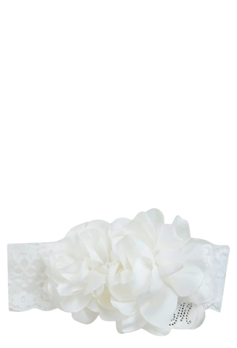 Καπέλο Monnalisa Κορδέλα Fascia Pizzo C-Rose 736008 6781-0001 Κορίτσι