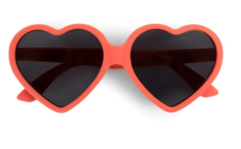 Filibabba Kids Sunglasses – Heart – Warm Red