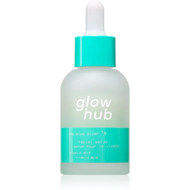 Glow Hub The Glow Giver ορός προσώπου για λάμψη με γλυκολικό οξύ 30 ml