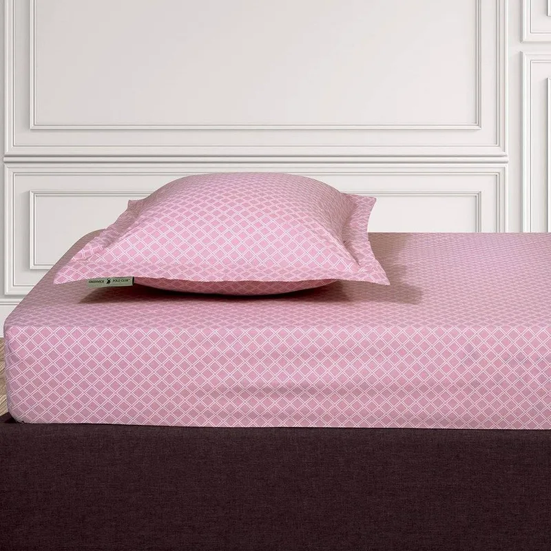 ΣΕΝΤΟΝΙ ΔΙΠΛΟ GREENWICH POLO CLUB LOFT ΜΕ ΛΑΣΤΙΧΟ 2509 ΡΟΖ (120X200+35CM)