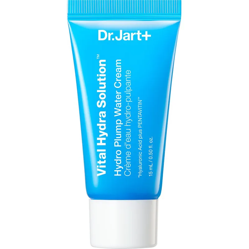 Dr.Jart+ Vital Hydra Solution Hydro Plump Water Cream Ενυδατική Κρέμα-Gel Προσώπου Ελαφριάς Υφής με Γλυκερίνη, Υαλουρονικό Οξύ & Pentavitin, Κατάλληλη για Ευαίσθητες Επιδερμίδες Travel Size 15ml