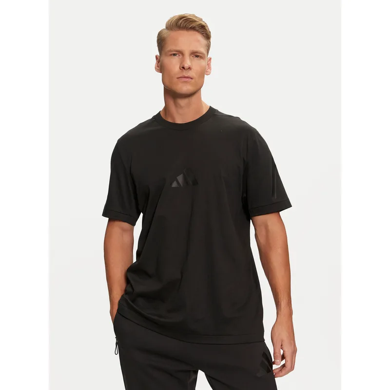 adidas T-Shirt Z.N.E. JE3069 Μαύρο Regular Fit