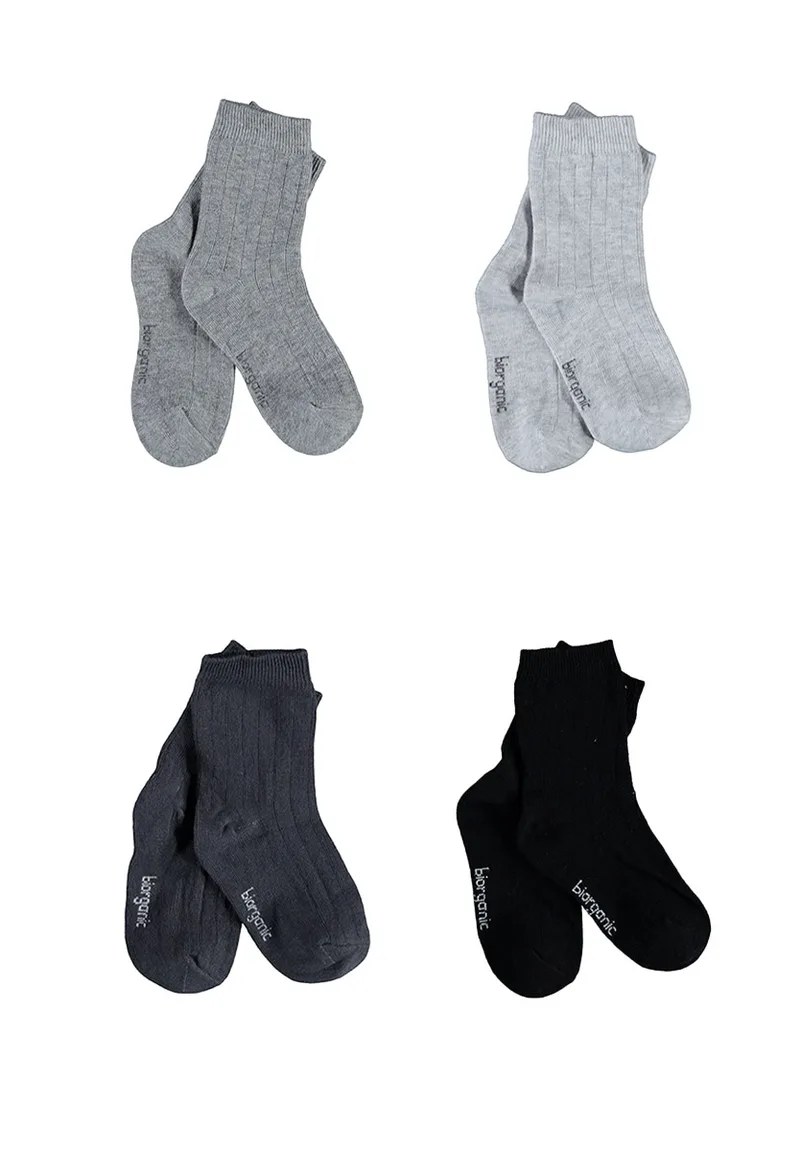 Κάλτσες παιδικές Basic Colors Biorganic 4 Τεμ. 68387B