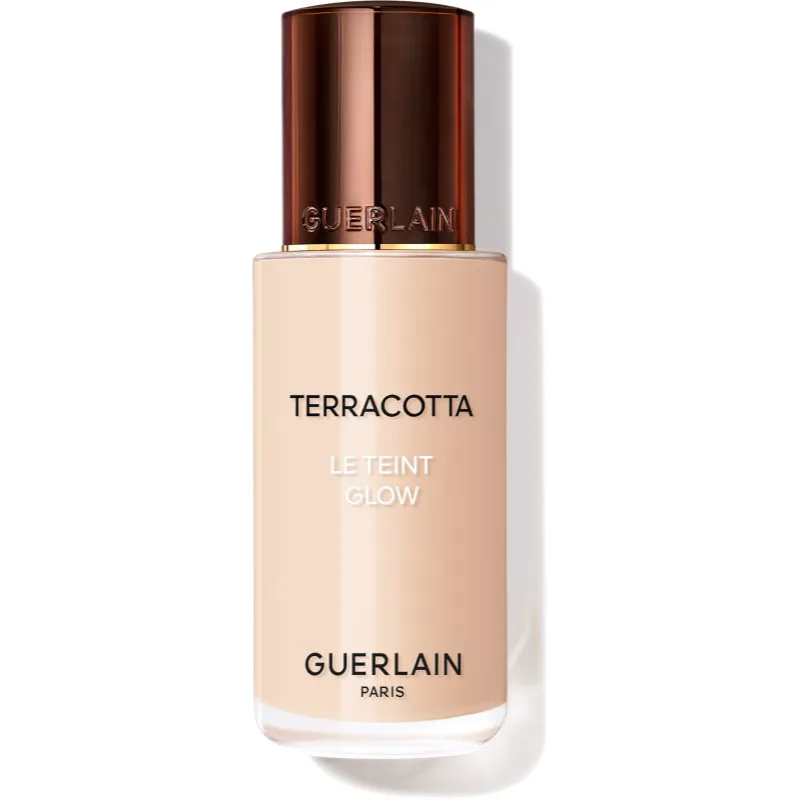GUERLAIN Terracotta Le Teint Glow υγρό μεικ απ για φωτεινότητα για φυσική εμφάνιση απόχρωση 0C Cool 35 ml
